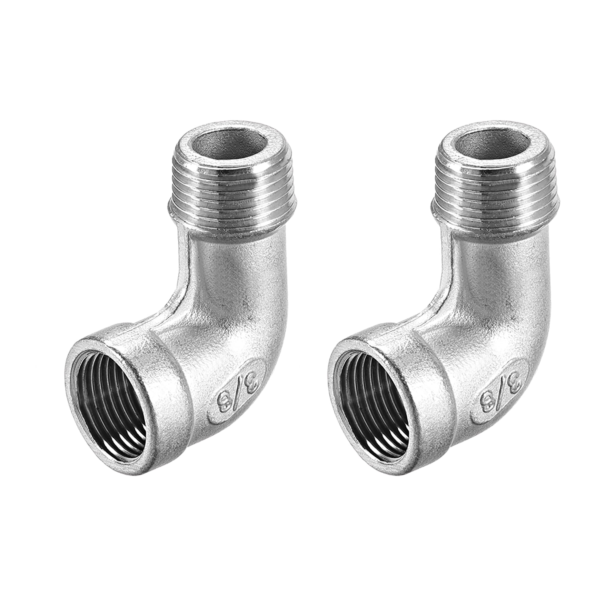 1/2" 0.5" Female x Female Threaded Pipe Fitting Stainless Steel SS 304 BSPT 