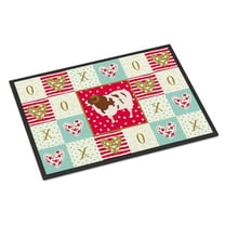 Caroline's Treasures CK5402MAT Jacob Sheep Love Door Mat, Indoor Rug or Outdoor Welcome Mat 18x27 Doormat, 27"L x 18"W,