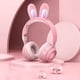thumbnail image 1 of Auriculares inalámbricos Macarena estéreo 360 grados luz RGB con Micrófono Rosado, 1 of 8