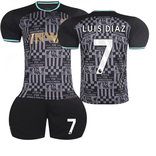 Maillot de Soccer Garçons Filles Enfants ENDO 3 LUIS DIAZ 7 MAC ALLISTER 10