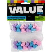 Amscan Party Favors 12/Pkg-Unicorn Erasers
