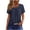 Navy-09, variant on Mittory Womens Short Sleeve Blouses Spring Dressy Casual Loose Fit T Shirts Button Decor Summer Tunic Tops