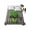 Off-White, variant on Plaid Black, King Size Flat Sheet, Wrinkleproof & Fadeproof Cooling Flat Bed Sheet Only, St. Patrick's Day Green Botanical Plant Breathable Soft Bedding Top Sheets 105 x 98 Inches