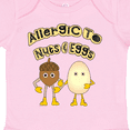 thumbnail image 4 of Inktastic Allergic to Nuts and Eggs Boys or Girls Baby Bodysuit, 4 of 5