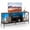 Black, variant on Industrial TV Stand for TVs up to 65" with Power Outlets& LED Light, Entertainment Center Media Console Table,Brown