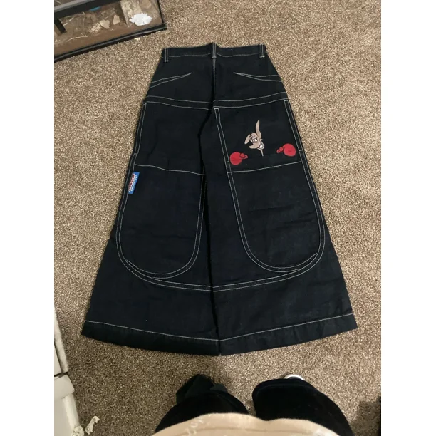 Vintage y2k jeans JNCO Kangaroo men and women Harajuku casual