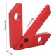 thumbnail image 4 of 45/90 Degree Right Angle Line Gauge Scriber Carpenter Ruler Center Finder Woodworking Tool, 4 of 4