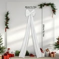 thumbnail image 4 of Ayprnig Christmas Decorations - 6.5 Ft Giant Christmas Bows, Christmas Velvet Bow For Tree Topper, Christmas Tree Bows For Christmas Tree, Wreath, Wall, Backdrop Decorations 15.7x78.7 Inch Red, 4 of 10