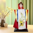 thumbnail image 6 of WLPZXP Hanbok Doll Korean Geisha Doll Mini Kabuki Statue Traditional Handicraft Antique Style F, 6 of 8