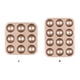 thumbnail image 5 of Ounissouiy Molde antiadherente para pasteles, molde de media bola de acero al carbono, bandeja para hornear para postres de Chocolate, helado, 12 Herramientas y accesorios para hornear 9 hemisferio, 5 of 6
