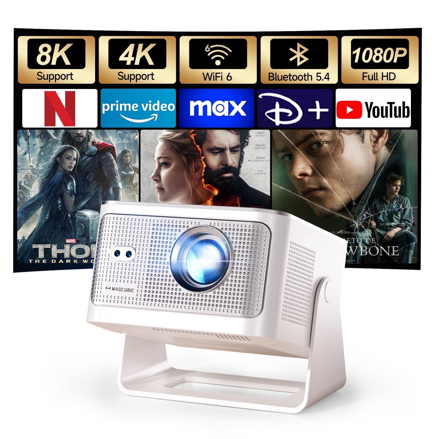 XGIMI HORIZON S Max 4K Laser + LED Multimedia Projector with Built