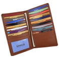 thumbnail image 3 of Moga Genuine Leather Men's Deluxe Bifold Multi Credit Card Case ID Wallet (Tan), 3 of 6