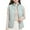Light Blue, variant on yillto Fall Winter Vest Coat Plus Size Sleeveless Stand Collar Jacket Fashion Warm Full Zipper Vest Jacket