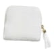 thumbnail image 4 of Estuche organizador de joyas de viaje pequeño, elegante, con cadenas y brazaletes. Blanco como la leche, 4 of 6