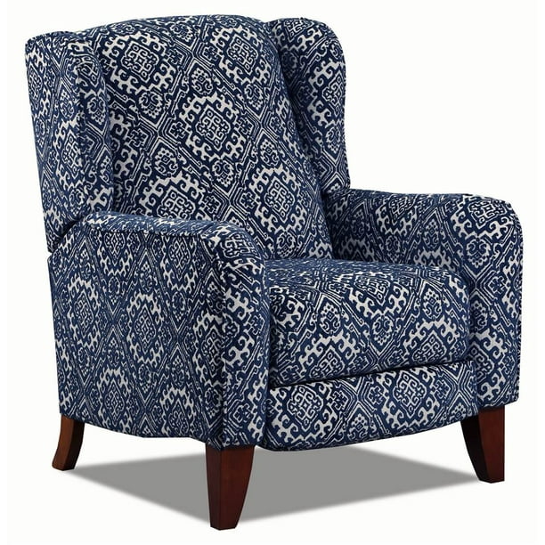 Lane Essentials 600611 Ava Navy High Leg Recliner
