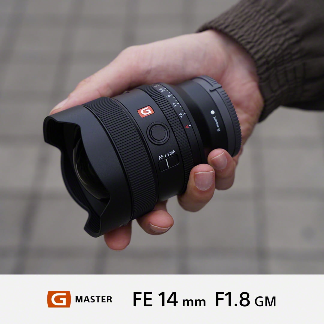 SONY FE 14mm F1.8 GM SEL14F18GM Sony, FE 14mm F1.8 GM Full Frame Ultra