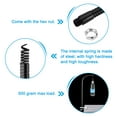 thumbnail image 3 of Uxcell 3.9" Universal Gooseneck Hose, 1 Pcs M10 Fine Thread Bendable Metal Hose Flexible Arm Tube Extension, Black, 3 of 7