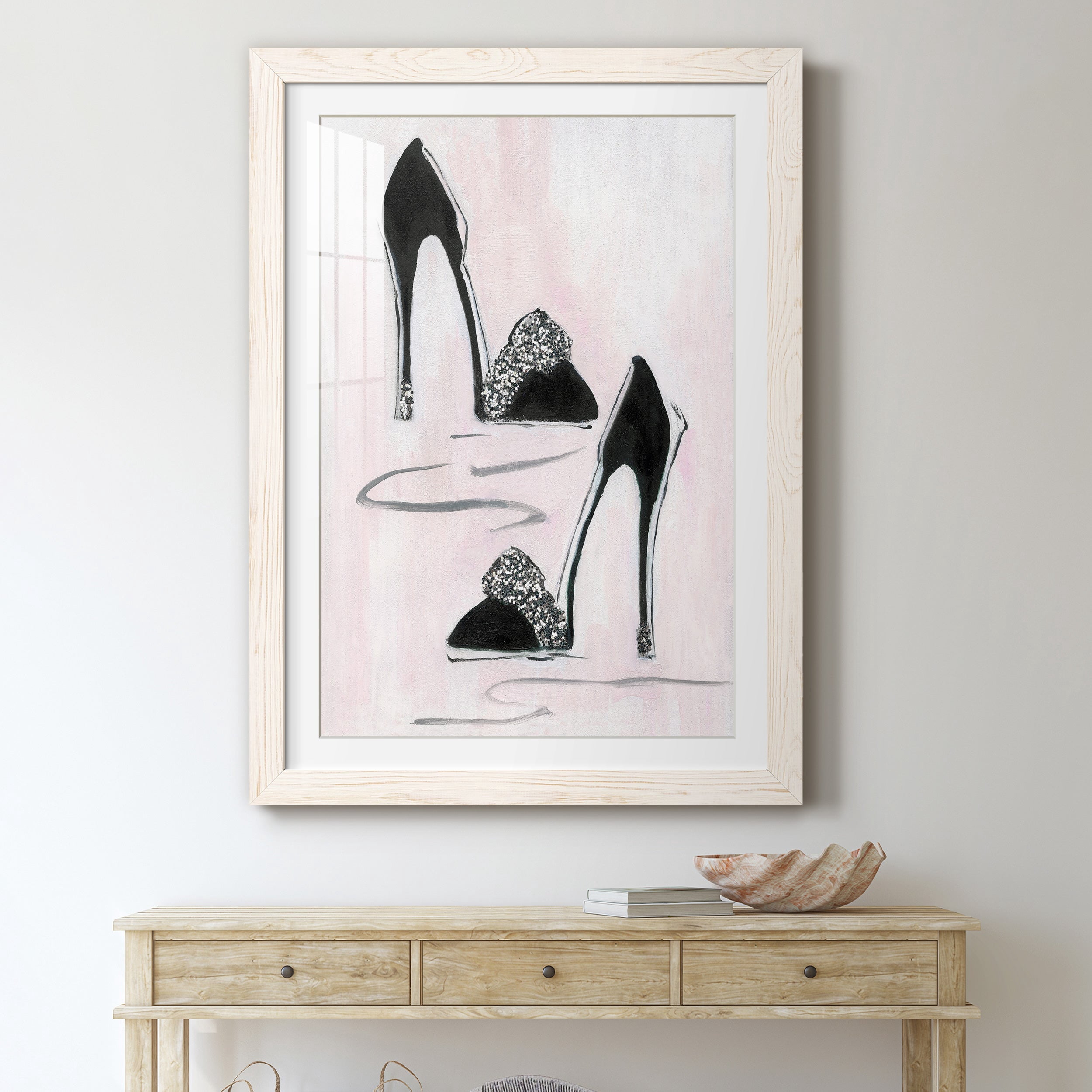 Shoes That Dazzle II - Premium Framed Print - Distressed Barnwood Frame - Ready to Hang
