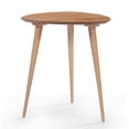 thumbnail image 1 of Noble House Mid-Century Guitar Pick End Table,Egg-Shaped Top,Natural, 1 of 7