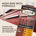 thumbnail image 4 of SamaN TEW-113-12, Cherry, Interior Water Based Stain for Fine Wood, 12 oz, 12-Ounce, 4 of 4