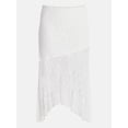 thumbnail image 5 of No Boundaries Asymmetrical Lace Midi Skirt, Women's XXS-XXL, 5 of 5
