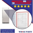 thumbnail image 6 of Whole Parts Freezer Door Gasket (White) Part# 5304507201 - Replacement & Compatible with Some Crosley, Frigidaire, Gibson, Kelvinator, Kenmore and White Westinghouse Freezers, 6 of 8