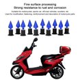 thumbnail image 4 of Windshield Wind Screen Wind Screen Spike M5 CNC Aluminum Alloy Screws Nuts Universal Fit for Motorcycle Bikes Scooters with Surface Plating, 4 of 7
