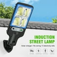 thumbnail image 5 of Solar Outdoor Lights with Remote Control, Parking Lot Light for Fence Yard Garden Patio Front Door, Motion Sensor Solar Powered Lights IP65, 3 Modes, Wall Security Lights, 5 of 9