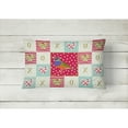 thumbnail image 2 of Carolines Treasures CK5509PW1216 Amadina Love Canvas Fabric Decorative Pillow, Red, 12H x16W, multicolor, 2 of 3