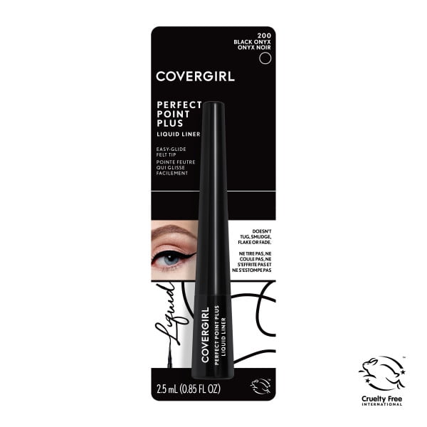 COVERGIRL Perfect Point Plus Liquid Eyeliner, No Smudge, Precise Tip, Lasts up to 12 Hours, 100% Cruelty-Free
