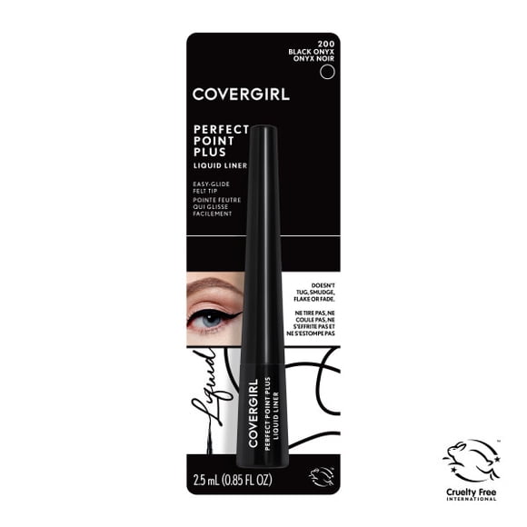 COVERGIRL Perfect Point Plus Liquid Eyeliner, No Smudge, Precise Tip, Lasts up to 12 Hours, 100% Cruelty-Free