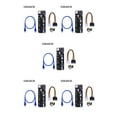 thumbnail image 2 of ZheElen 100Pcs VER 003 USB 3.0 PCI-E Riser 1X 4x 8x 16x Extender Riser Adapter Card SATA 15pin Male to 4pin Power Cable For Black 60CM 5Set, 2 of 6