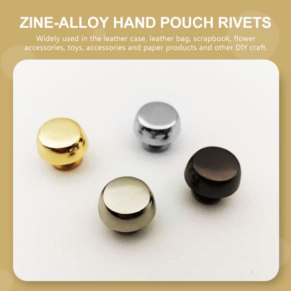LOLIPPYY 30Ud Tachuelas Para Maletas Y Bolsos De Material Resistente En Aleación De Zinc Color Plata