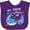 Purple, variant on Inktastic My Papa Loves Me- Whale Shark Boys or Girls Baby Bib