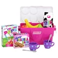 thumbnail image 1 of Sophia's 18 Doll 8 pc. Beach Day Play Set with Hot Pink Towel and Bucket, Purple Shovel, Volleyball, 2 Ice Cream Cones, Ice Cream Holder, and Sunscreen Bottle, 1 of 5