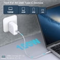 thumbnail image 6 of BENFEI USB C fast charging cable (100W 3.3ft), aluminum shell usb-c cable for iPhone 15/15Pro/15Plus/15Pro Max MacBook Pro/iPad Pro 2023, iPad Air 4,Samsung Galaxy S23+/S23, 6 of 8