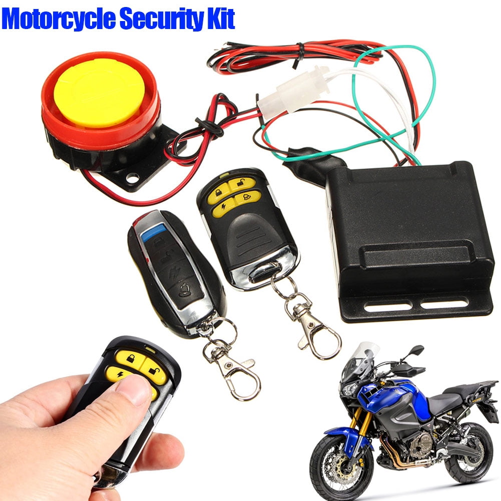 Motorcycle Alarm System High Power 12V Universal Motorcycle Anti-Theft Security Alarm System Remote Control Engine Start 