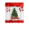 thumbnail image 2 of Btomtd Christmas Themed Shower Curtain for Holiday Decor, Festive Shower Curtain Liner for Bathroom, Cheerful Shower Curtains for Household Use - 35.43"x70.86", D, 2 of 6