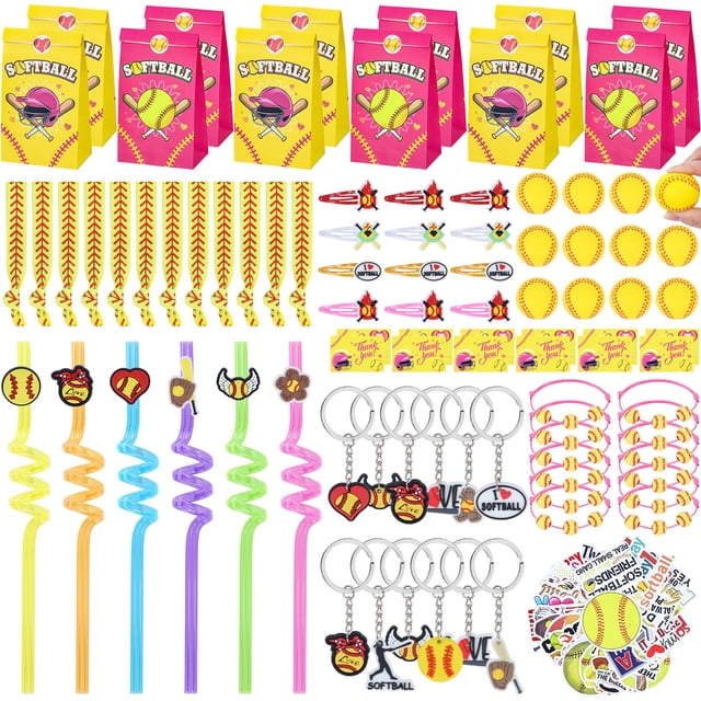 Bolsas de regalo Party Favors Gifts2U para softball, 146 unidades