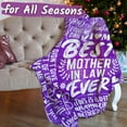 thumbnail image 5 of Mother in Law Gifts, Birthday Gifts for Mother in Law, Christmas Birthday Mother''s Day Thanksgiving Day, Best Mom in The World (50*60 Inches), 5 of 6