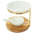 thumbnail image 1 of 1 Set Aromatherapy Oil Warmer Scented Wax Melt Warmer for Home Users in Tearoom, 1 of 8