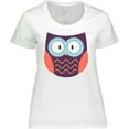 thumbnail image 3 of Inktastic Owl Women's Plus Size T-Shirt, 3 of 5