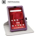 thumbnail image 7 of Labanema Compatible with Orbic Tab8 5G Rotating Case,360 Degree Rotary Stand With Cute Pattern Cover for Orbic Tab8 5G Verizon /Orbic Tab8 5G UW 8-inch Tablet,Purple, 7 of 7