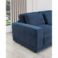 thumbnail image 6 of Devion Furniture 4-Piece Upholstered Fabric & Velvet Modular Sofa in Blue, 6 of 13
