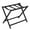 Black, variant on M&T Displays Beech Wood Folding Luggage Rack with Woolen Strips for hotel, gym, spa, 200 lbs Carriage Capacity (Natural Wood, 18x30)