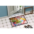 thumbnail image 4 of Carolines Treasures 6058MAT Flowers with a side of lemons  Door Mat Indoor Rug or Outdoor Welcome Mat 18X27 Doormat 27"L, 4 of 4