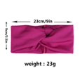 thumbnail image 2 of Diadema que absorbe el sudor, 6 uds., nueva diadema cruzada de color sólido, diademas para mujer, accesorios deportivos antitranspirantes para el cabello, 2 of 5