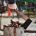 thumbnail image 4 of Antqov Wooden Axe Handle Spare Axe Handle Red Rope Luck Axe Handle, Home Accessories, 4 of 6