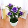 thumbnail image 6 of SPRING PARK 1Pc Artificial Flower Potted Handmade Plant Bonsai Party Outdoor Garden Decoration, 6 of 7