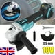 thumbnail image 1 of Amoladora angular sin escobillas de 18 V y 125 mm para Makita, batería de iones de litio de repuesto., 1 of 5